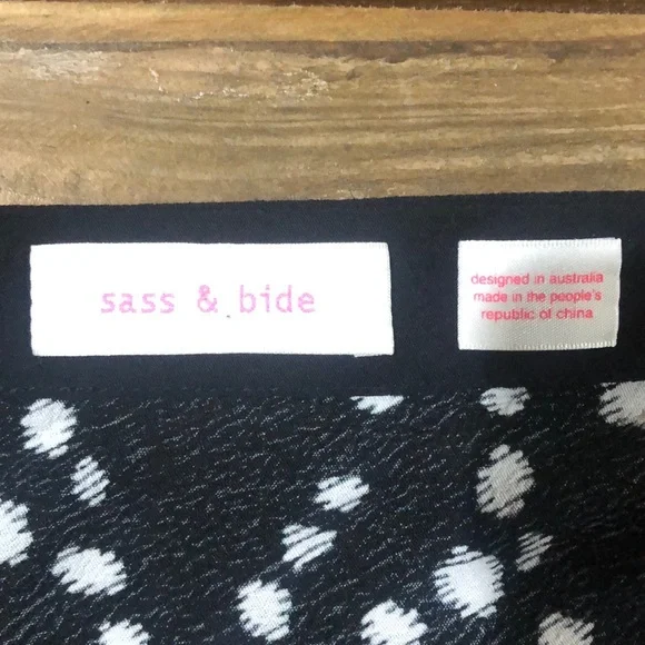 Sass & Bide size 8 speckles and stars foil print dress - Picture 13 of 14